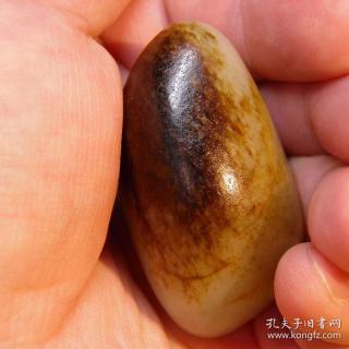 惜墨舫天然新疆和田玉聚黑皮白玉原籽原石玩料把件挂件疙瘩料苏工苏州