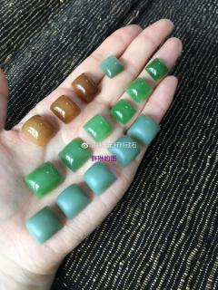 <戒指专场> 是喜欢图1第一排料子颜色的朋友... 来自和田玉籽料顽石