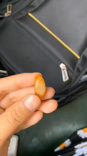 精美绝伦的新疆和田玉红皮籽料原石包金💎🍀吊坠